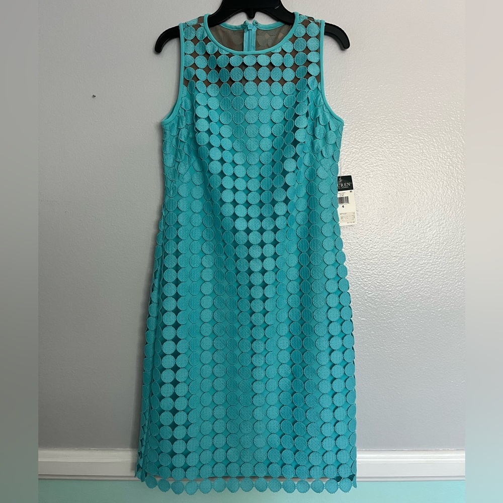 RALPH LAUREN aqua dress!